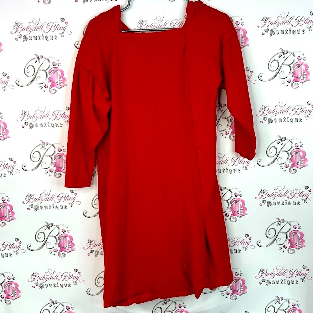 Jane Bennett dress wool unique retro Chic Scarlet Women's Tunic Top